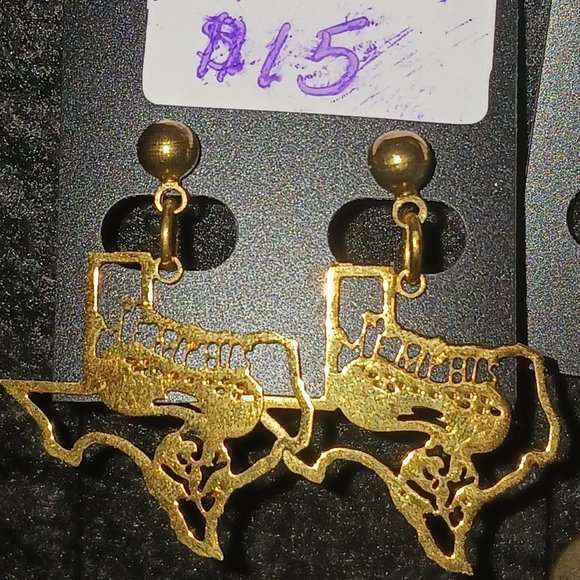 Texas Earrings - Picture 1 of 2